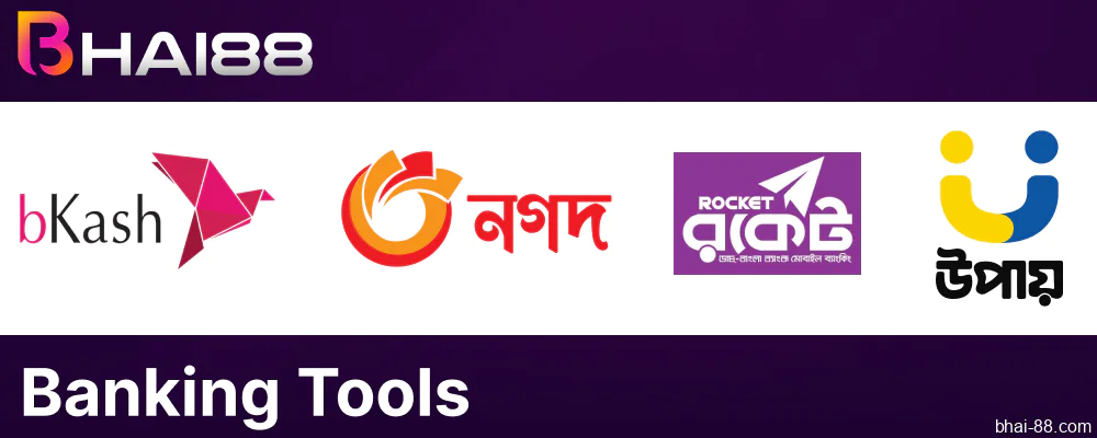 Bhai88 payment options available for players from Bangladesh