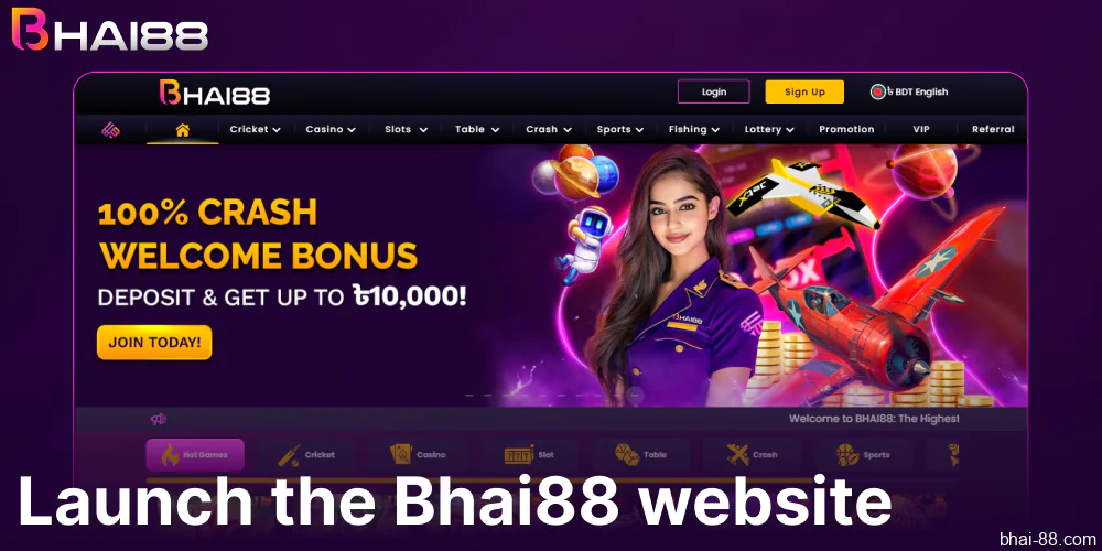 Launch the Bhai88 website